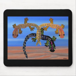 Geckos im Tal des Feuers Mousepad