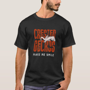 Geckos machen mich zum Lächeln exotischer Lizard R T-Shirt