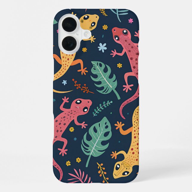 GECKOS MUSTER iPhone HÜLLE (Rückseite)