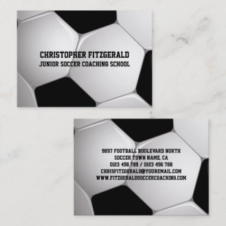 Gecoacht Fußballball-Ball Visitenkarte