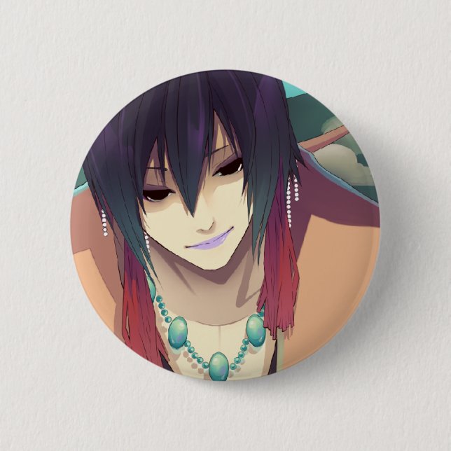Gedächtnis f I s h Abzeichen Button (Vorderseite)