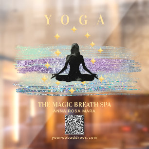 ** Gedächtnis Frau Yoga Magic Medizin Reiki Fensteraufkleber