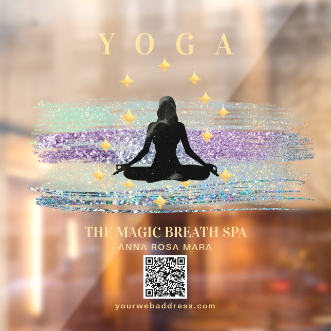 ** Gedächtnis Frau Yoga Magic Medizin Reiki Fensteraufkleber (Blatt 2)