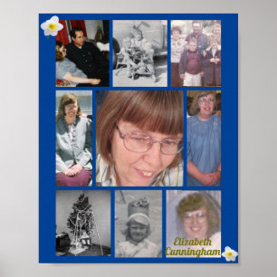 Gedächtnis für das White Daffodil Love Memory 9 Fo Poster