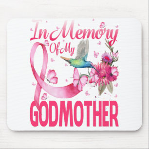 Gedächtnis für meine Mutter Hummingbird Brust Mousepad