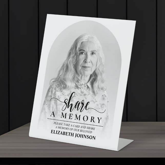 Gedächtnis gemeinsam nutzen - BeerdigungsGedächtni Sockelschild (Von Creator hochgeladen)