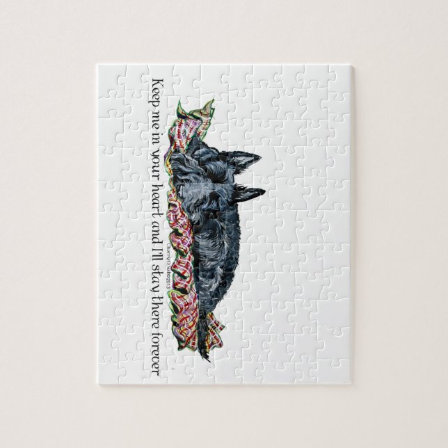 Gedächtnis von Scottish Terrier Puzzle (Vertikal)