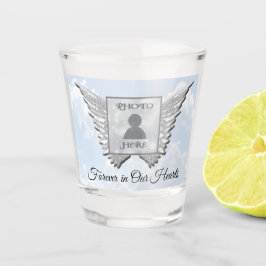 Gedächtnisangel Wings Foto-Shootglas hinzufügen Schnapsglas