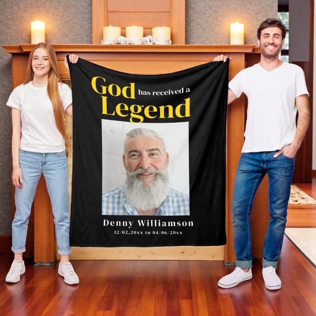 Gedächtnisblanket im Foto für das liebende Gedächt Fleecedecke (Von Creator hochgeladen)
