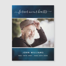 Gedächtnisblau Himmel Foto Liebe immer Magnet