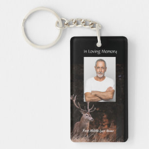 Gedächtnisdienst Einladung zum Stag Hirsch Outdoor Schlüsselanhänger