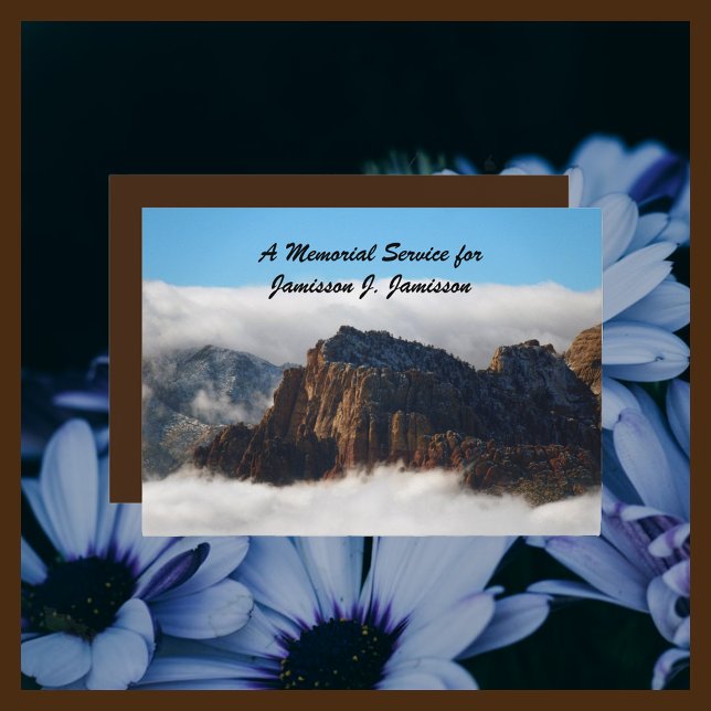 Gedächtnisdienst, Gedenkfeier für die Nestled Clou Einladung (Von Creator hochgeladen)