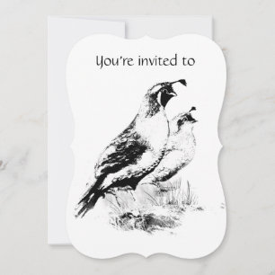 Gedächtnisdienst lädt Vintages kalifornisches Quän Einladung