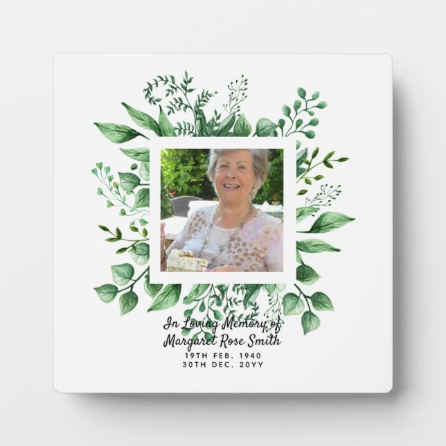 Gedächtnisfeier im FOTO Love Memory Fotoplatte (Vorderseite)