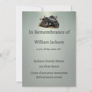 Gedächtnisfeier zum Foto des Lebens Einladender LK Einladung