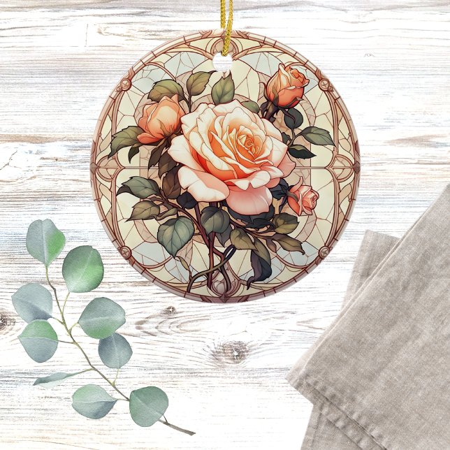 Gedächtnisfloral für Fotos Keramik Ornament (Von Creator hochgeladen)