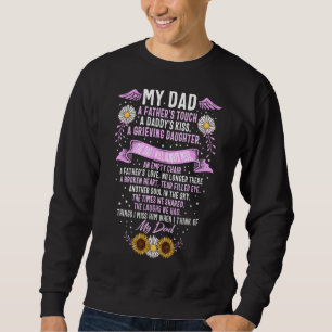 Gedächtnisgarde Vater Grieving-Tochter-Sonnenblume Sweatshirt