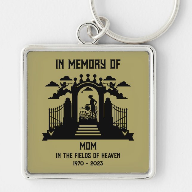 Gedächtnisgärtner-Beerdigung Schlüsselanhänger (Vorne)