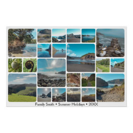 Gedächtnisgroßartige Reise, eine 22 Instagram-Foto Poster