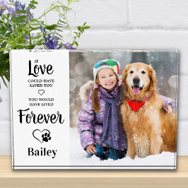 Gedächtnishalde Lover Pet Loss Erinnerung Fotoblock