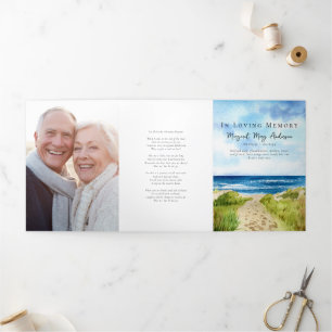 Gedächtniskarte für Memory Foto-Erinnerungen Dreifach Gefaltete Ankündigung