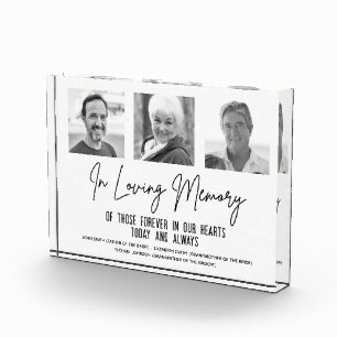 Gedächtnismappe für 3 Foto im Gedächtnis