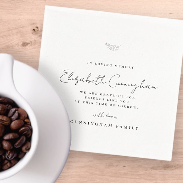 Gedächtnismesse Die Erinnerung an die Moderne Eleg Serviette (Von Creator hochgeladen)