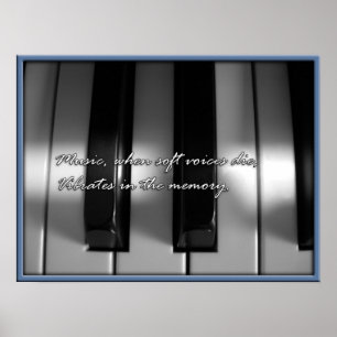 Gedächtnismusik Poster