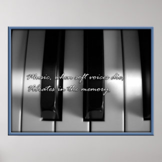 Gedächtnismusik Poster