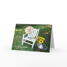 Gedächtnismüttertag: geklappte Grußkarte