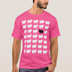 Gedächtnisschaf, schwarz und weiß, andere m T-Shirt