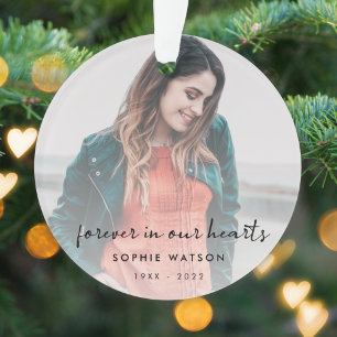 Gedächtnistraining zum Foto des Beileids Ornament