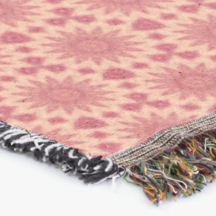 Gedämpfte florale Boho-Magie Decke