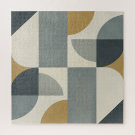 Gedämpfte Geometrie in Bewegung | Modernes abstrak Puzzle