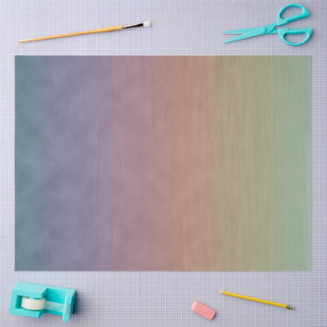 Gedämpfte Pastelllandschaft Seidenpapier (Basteln)