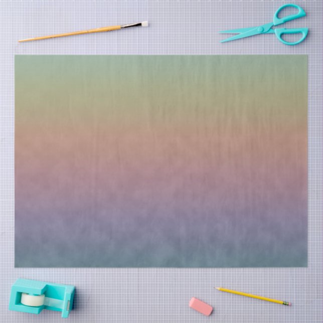 Gedämpfte Pastelllandschaft Seidenpapier (Basteln)