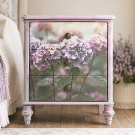 Gedämpfte Staubige Lavendel Quasten Hortensie Deco Seidenpapier