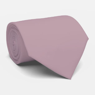 Gedämpfte, weiche, graue rosa Rose in Solid-Farbe Krawatte