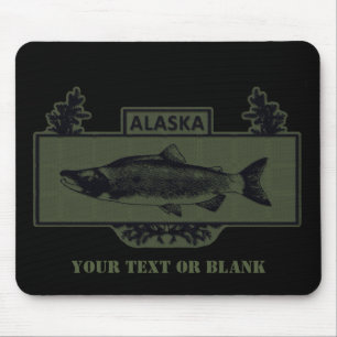 Gedämpfter Alaska Combat Fisherman Badge Mousepad
