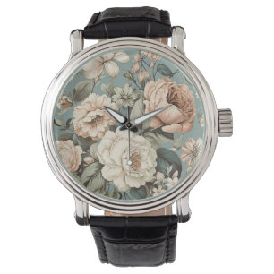 Gedämpfter Botanischer Traum Armbanduhr