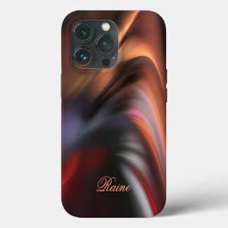 Gedämpfter Herbst Personenname iPhone 13 Pro Hülle