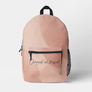 Gedämpftes Erröten und staubige Rose AI Print Cut Bedruckter Rucksack
