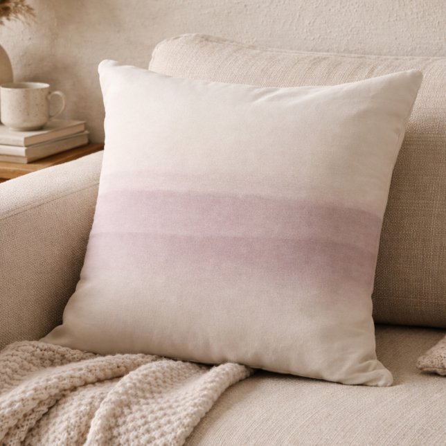Gedämpftes Mauve-Dämmerung-Wurfkissen Kissen (A twilight-toned accent that grounds living rooms with subtle movement)