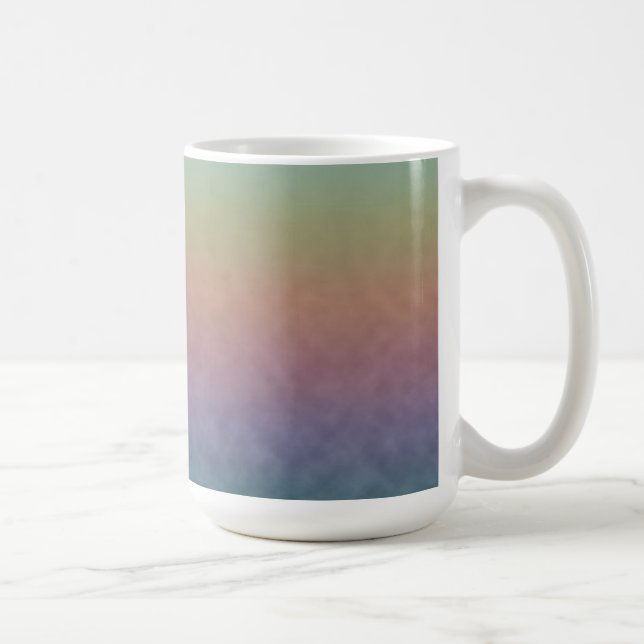 Gedämpftes Pastellfeld Kaffeetasse (Rechts)