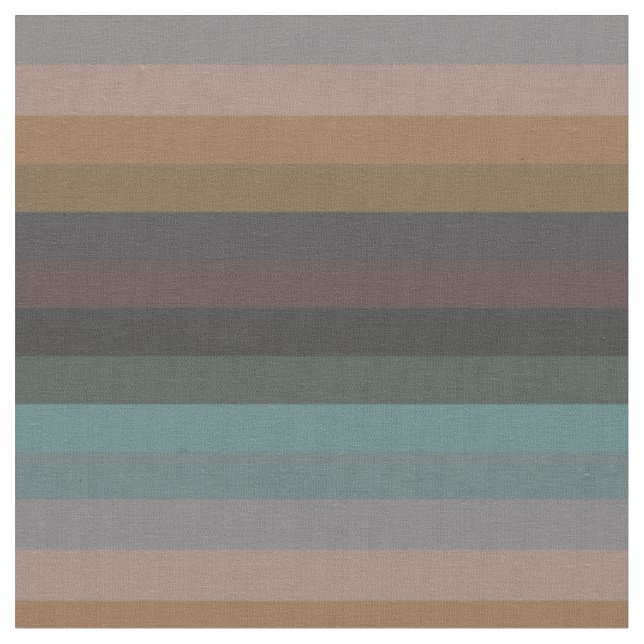 Gedämpftes Teal- und Kamel-farbenes Küsten-Neutral Stoff (Nahaufnahme)