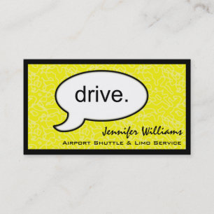 Gedanken Cloud Drive Limo Business Card Visitenkarte
