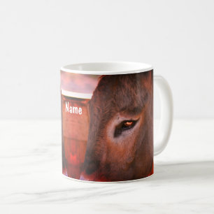 Gedanken des Donkey Tieres Personalisiert Kaffeetasse
