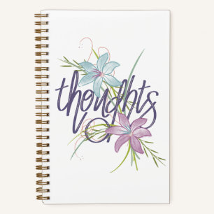 Gedanken & Florals Notizbuch