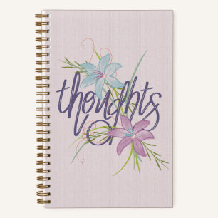 Gedanken & Florals Notizbuch