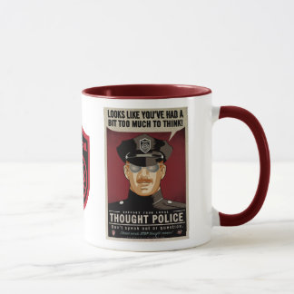 Gedanken-Polizei-Tasse Tasse